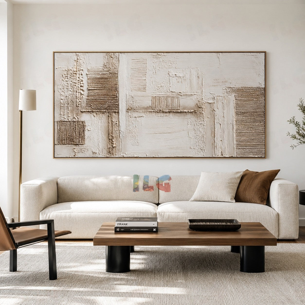 Linen Architecture – Abstract Textured Wall Art