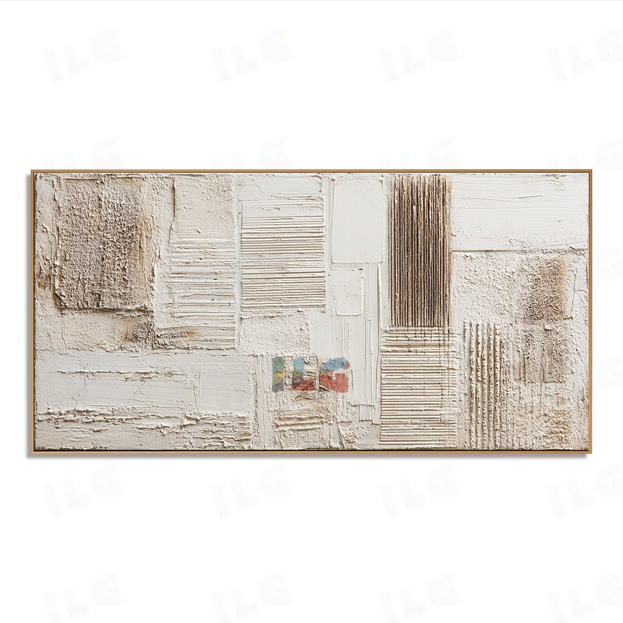 Architectural Whisper – Abstract Textured Wall Art