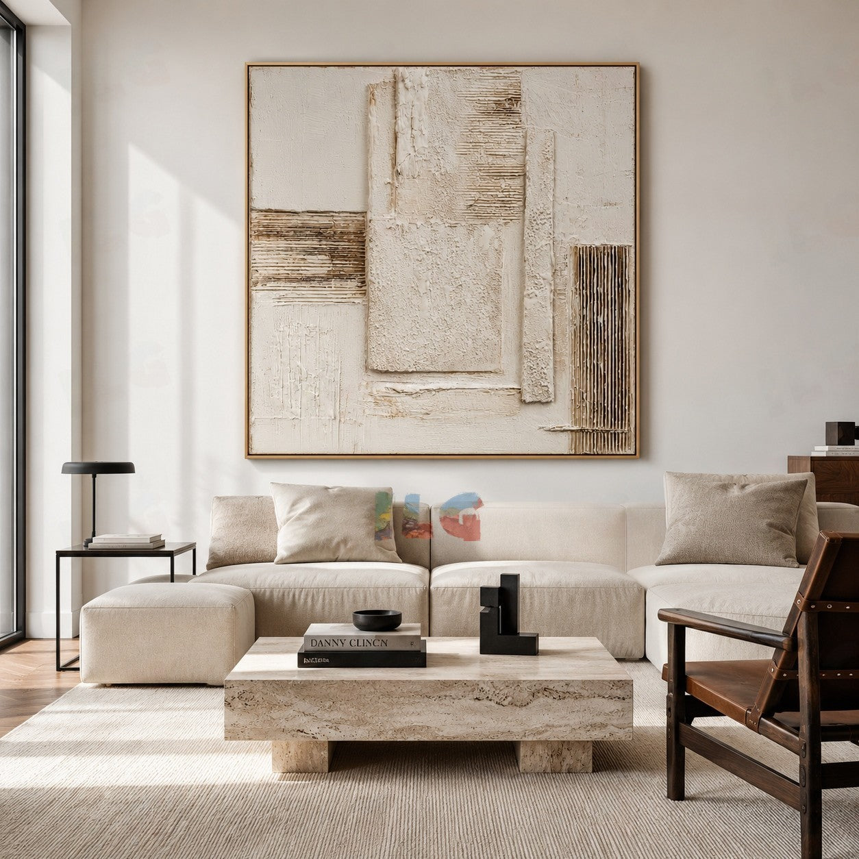Earthen Panel Trace – Abstract Textured Wall Art