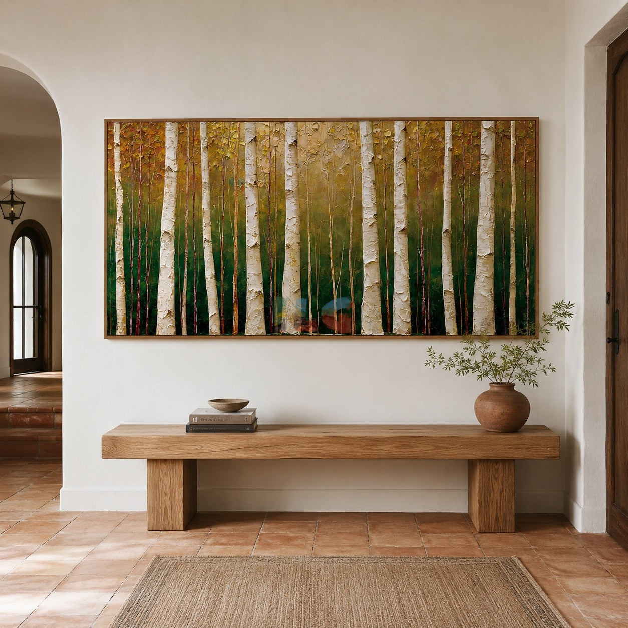 Whispering Birch Grove – Landscape Wall Art