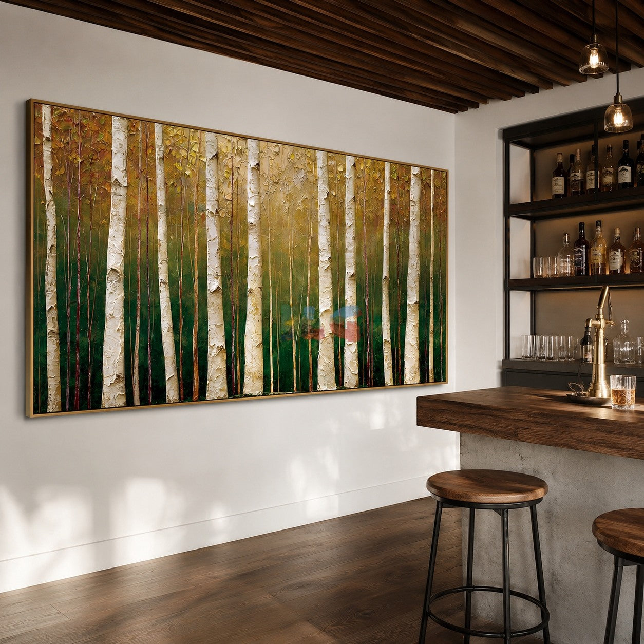 Whispering Birch Grove – Landscape Wall Art
