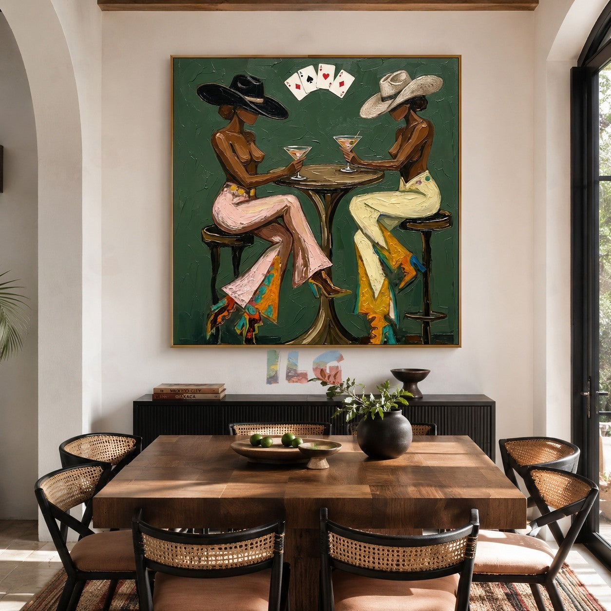 Midnight Cocktail Society – Modern Figurative Wall Art
