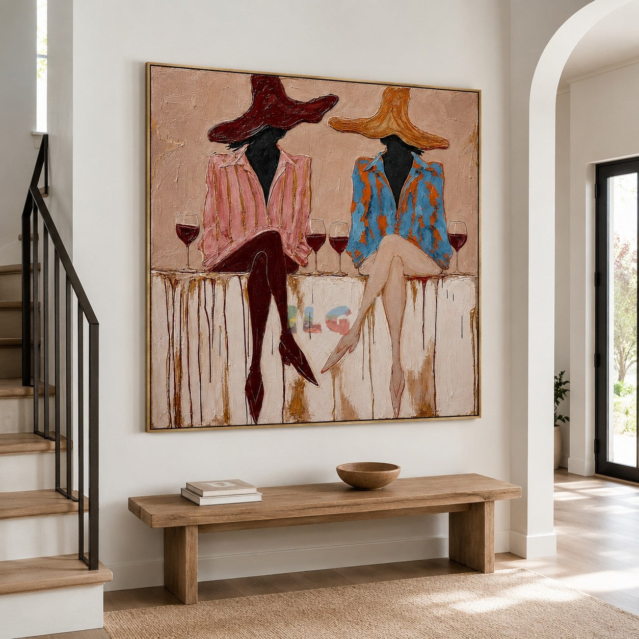Sienna Hat Social – Contemporary Figure Wall Art