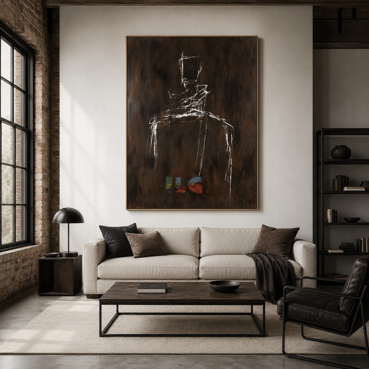 Silent Line Figure – Abstract Contemporary Wall Art