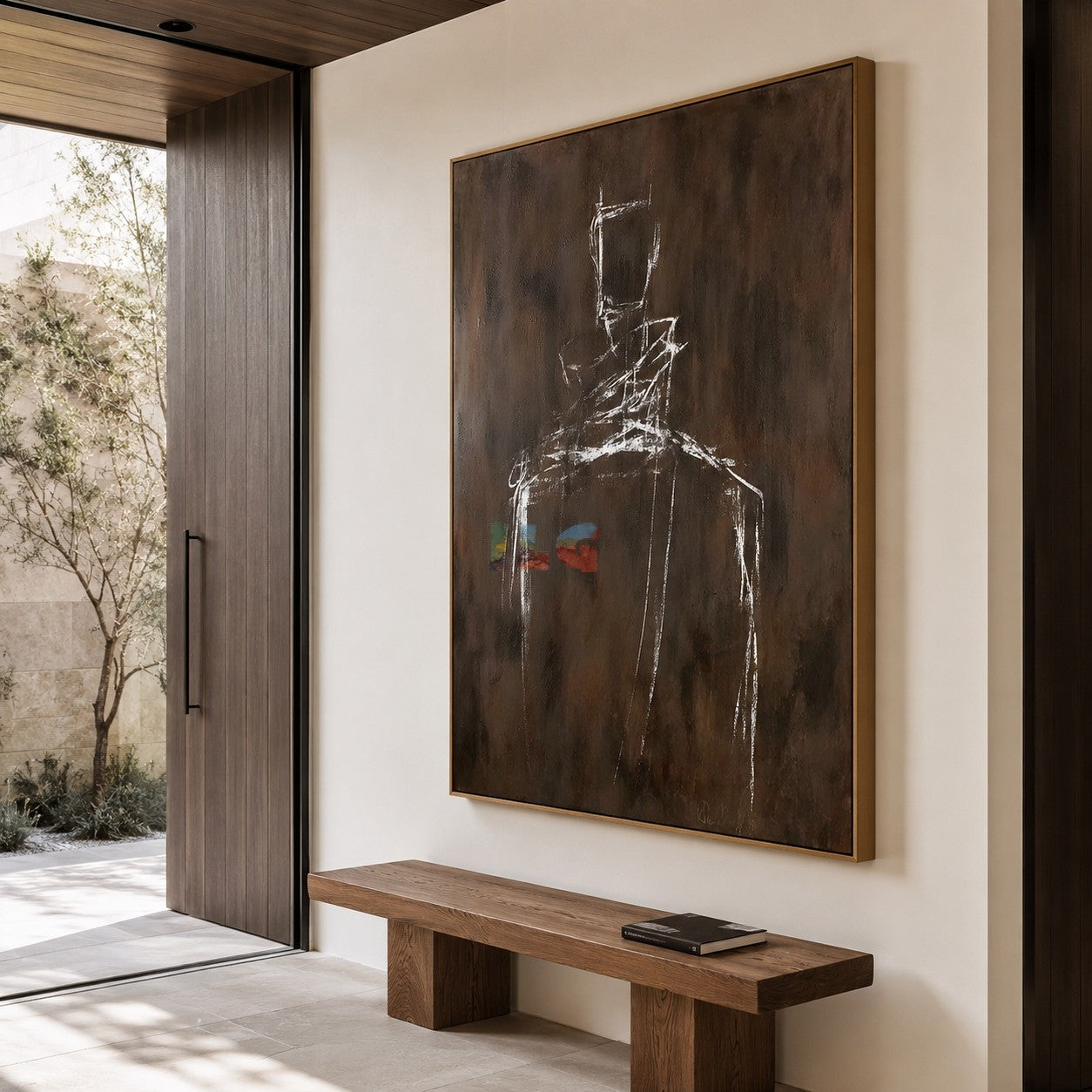 Silent Line Figure – Abstract Contemporary Wall Art