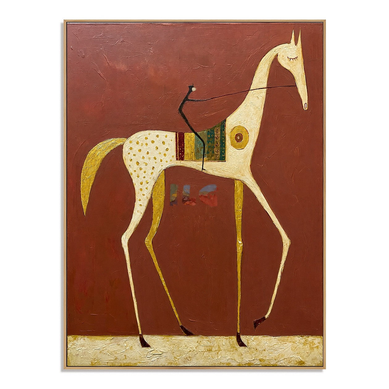 Rust Valley Rider – Western Horse Wall Art