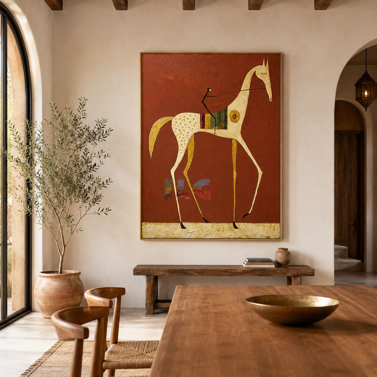 Rust Valley Rider – Western Horse Wall Art