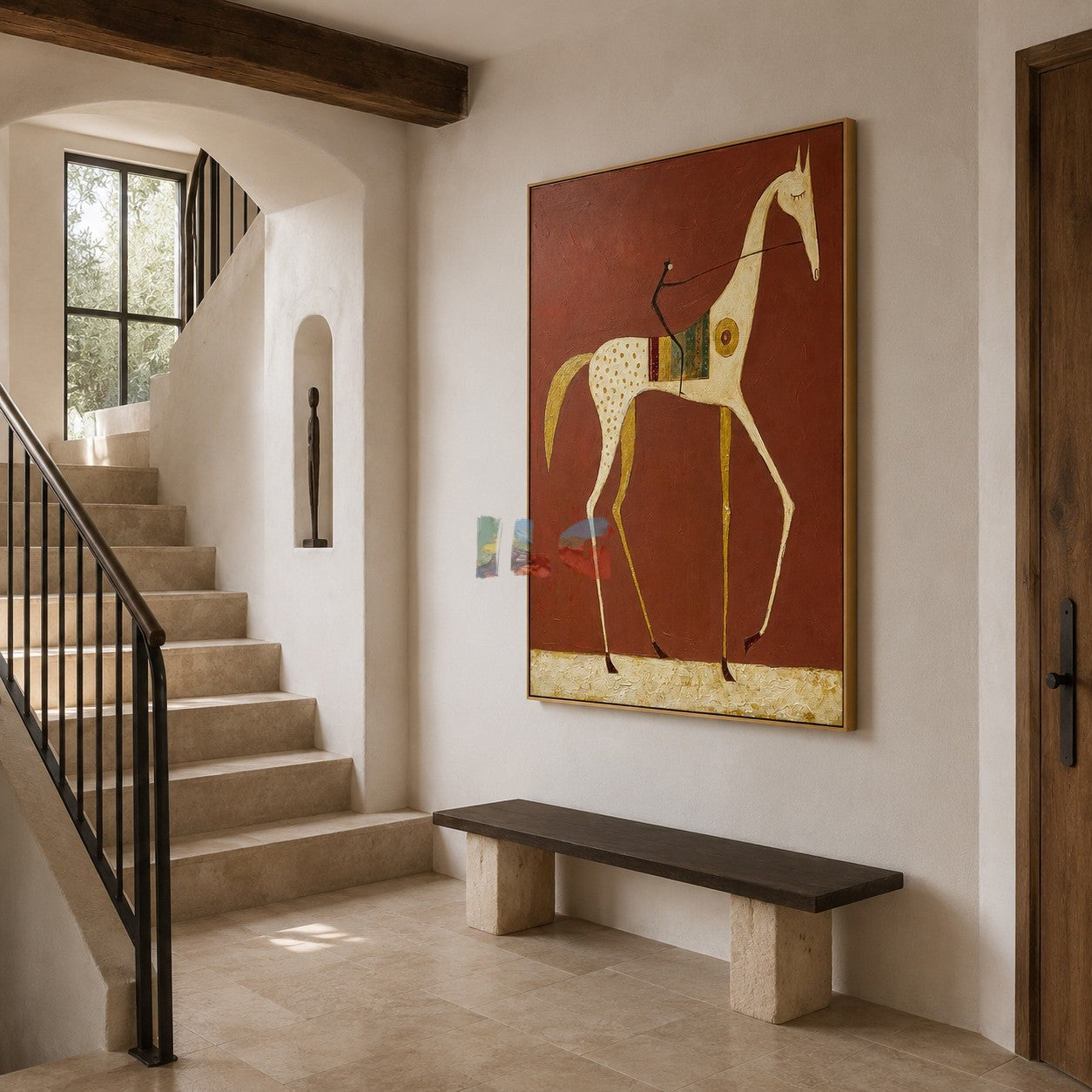 Rust Valley Rider – Western Horse Wall Art