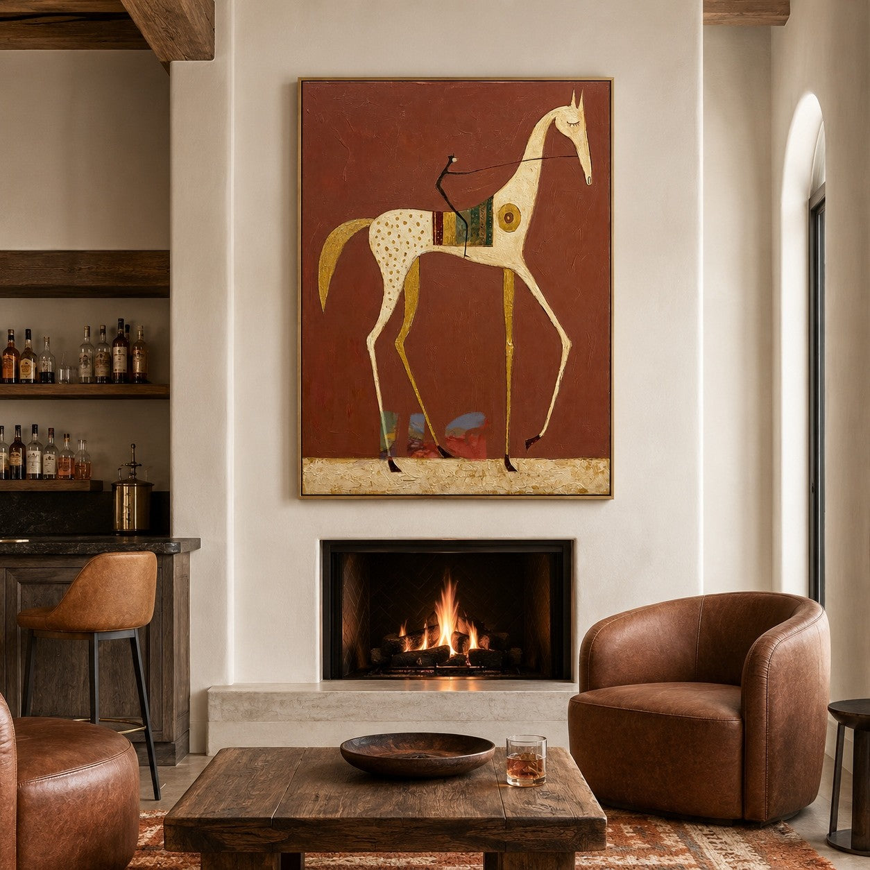 Rust Valley Rider – Western Horse Wall Art