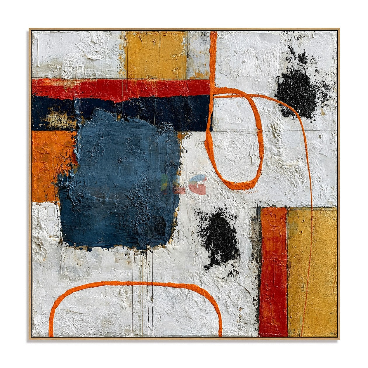Urban Loop Geometry – Abstract Modern Wall Art