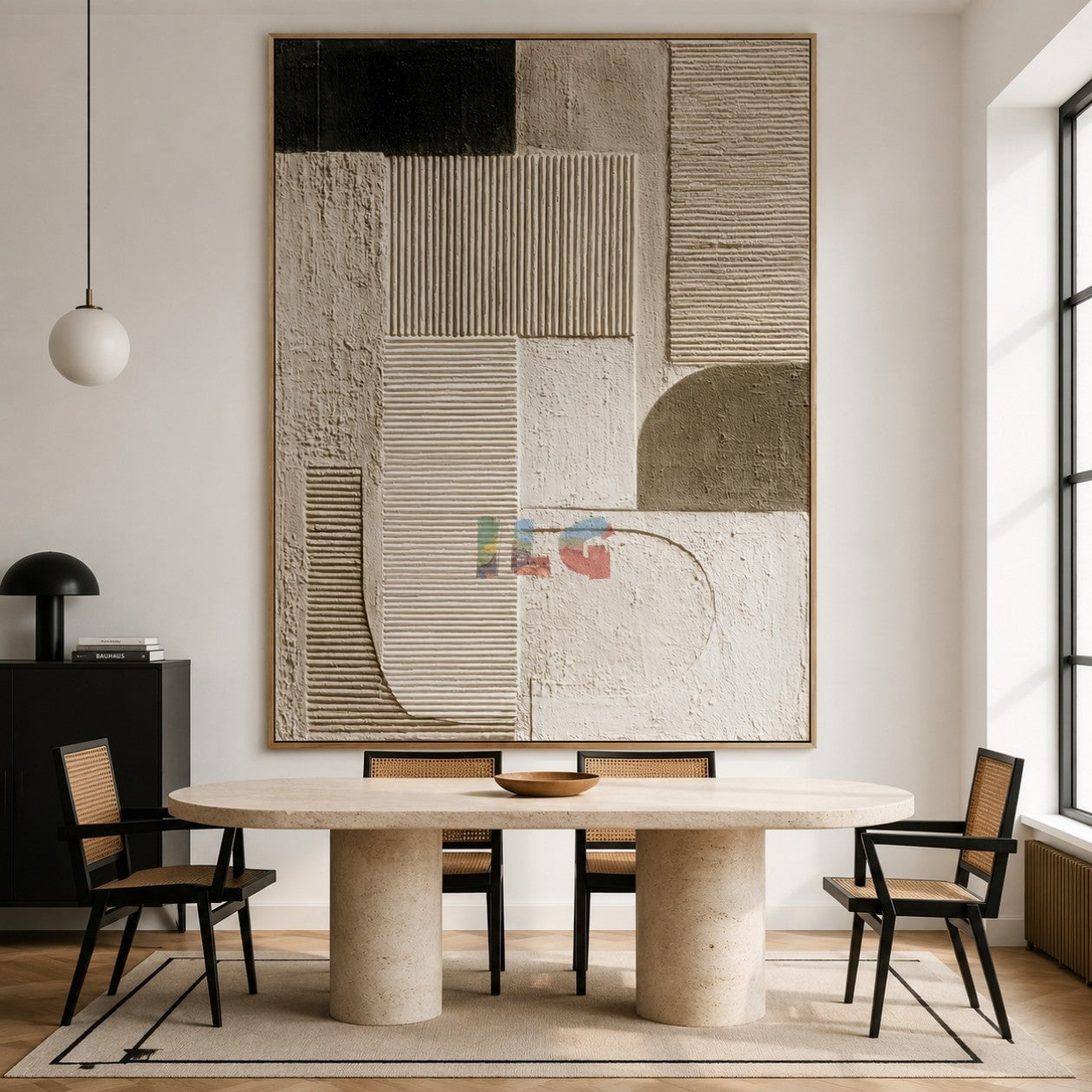 Modern Layered Blocks – Abstract Minimalist Textured Wall Art