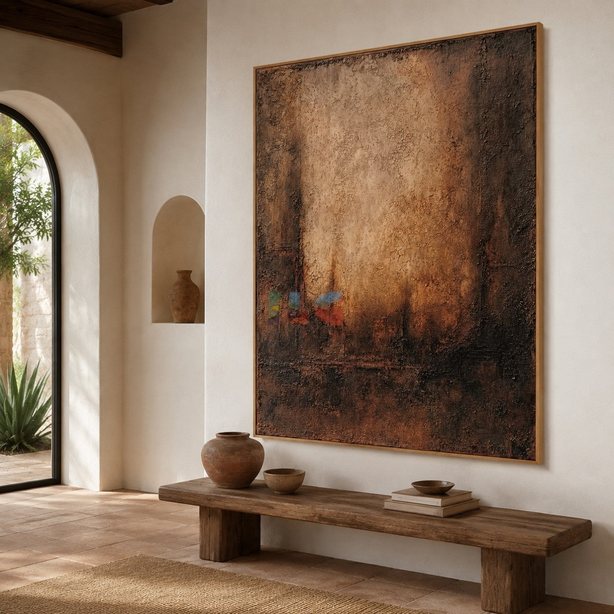 Ancient Earth Passage – Abstract Organic Textured Wall Art