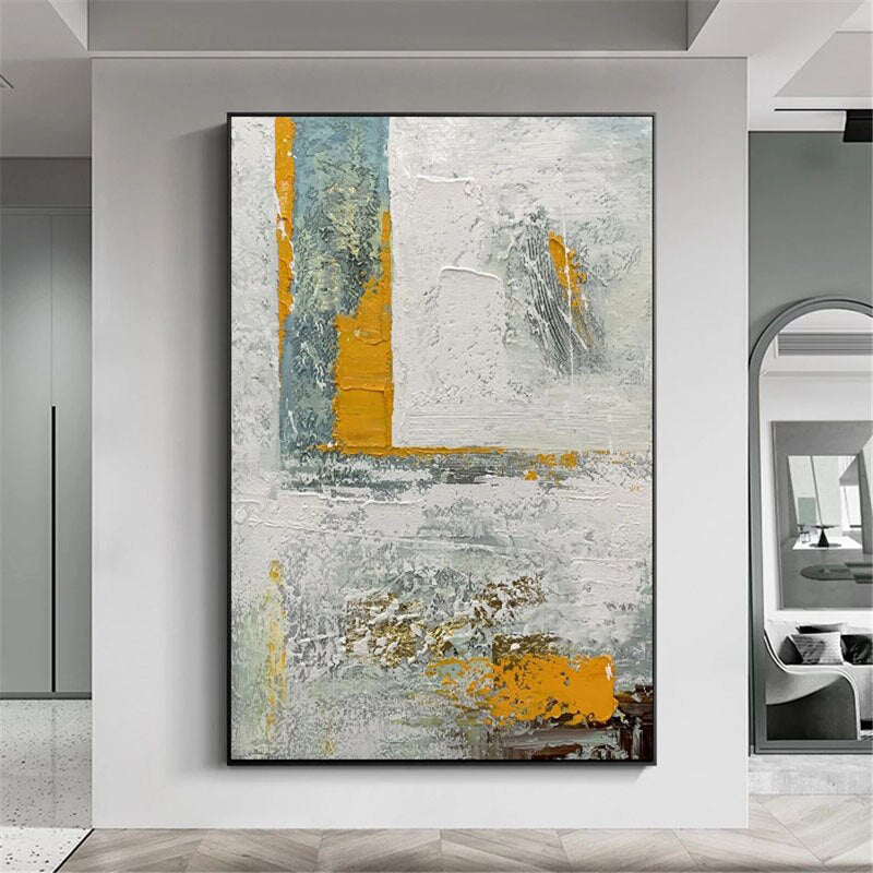 The Journey: Modern Abstract Wall Art with Layered Textures