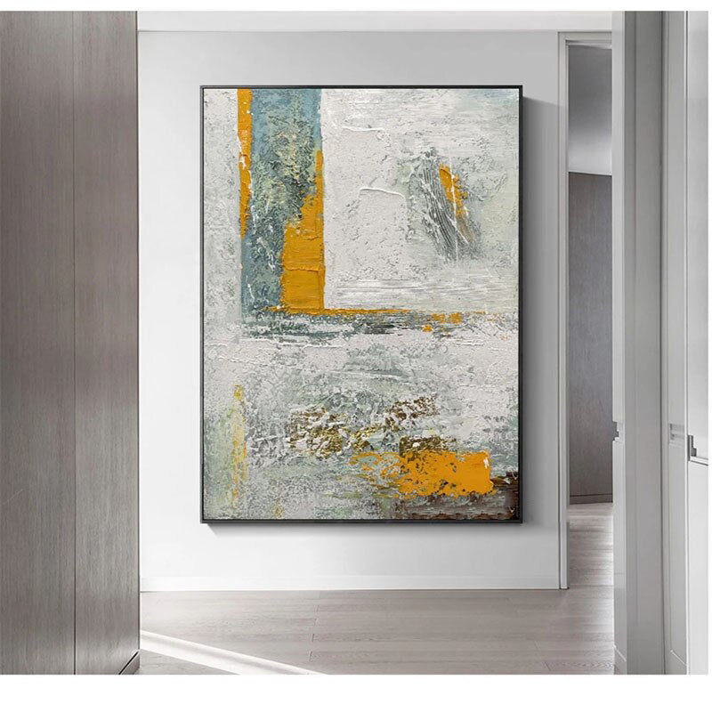 The Journey: Modern Abstract Wall Art with Layered Textures