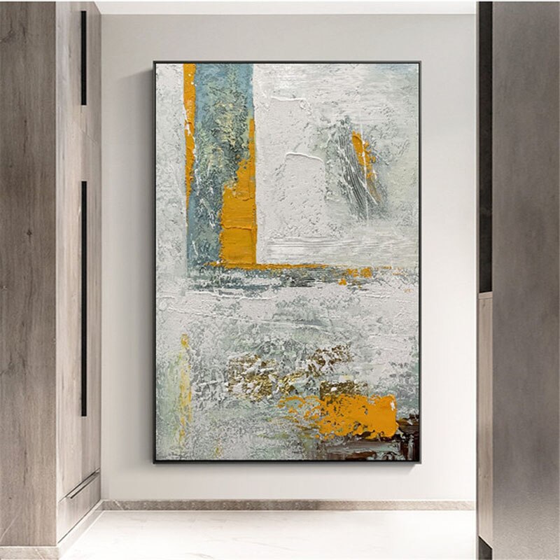 The Journey: Modern Abstract Wall Art with Layered Textures