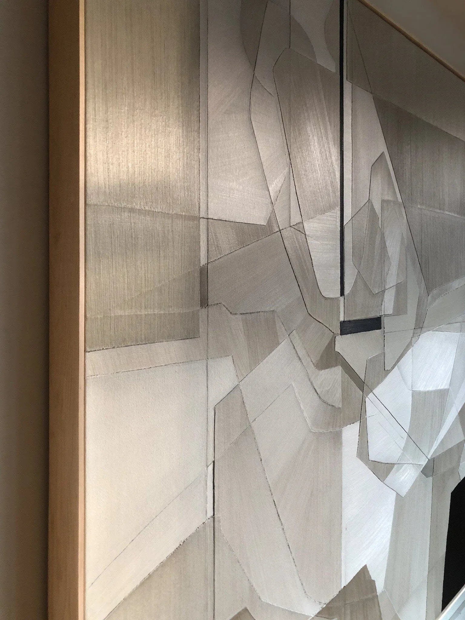 Monochrome Geometric Abstract Wall Art