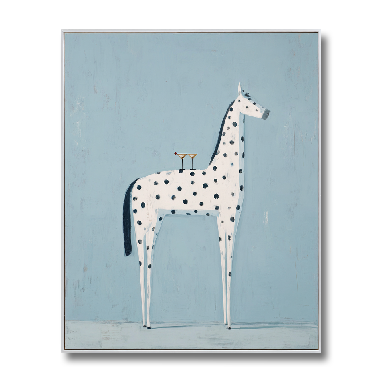 Sky Toast - Whimsical Horse Canvas Art