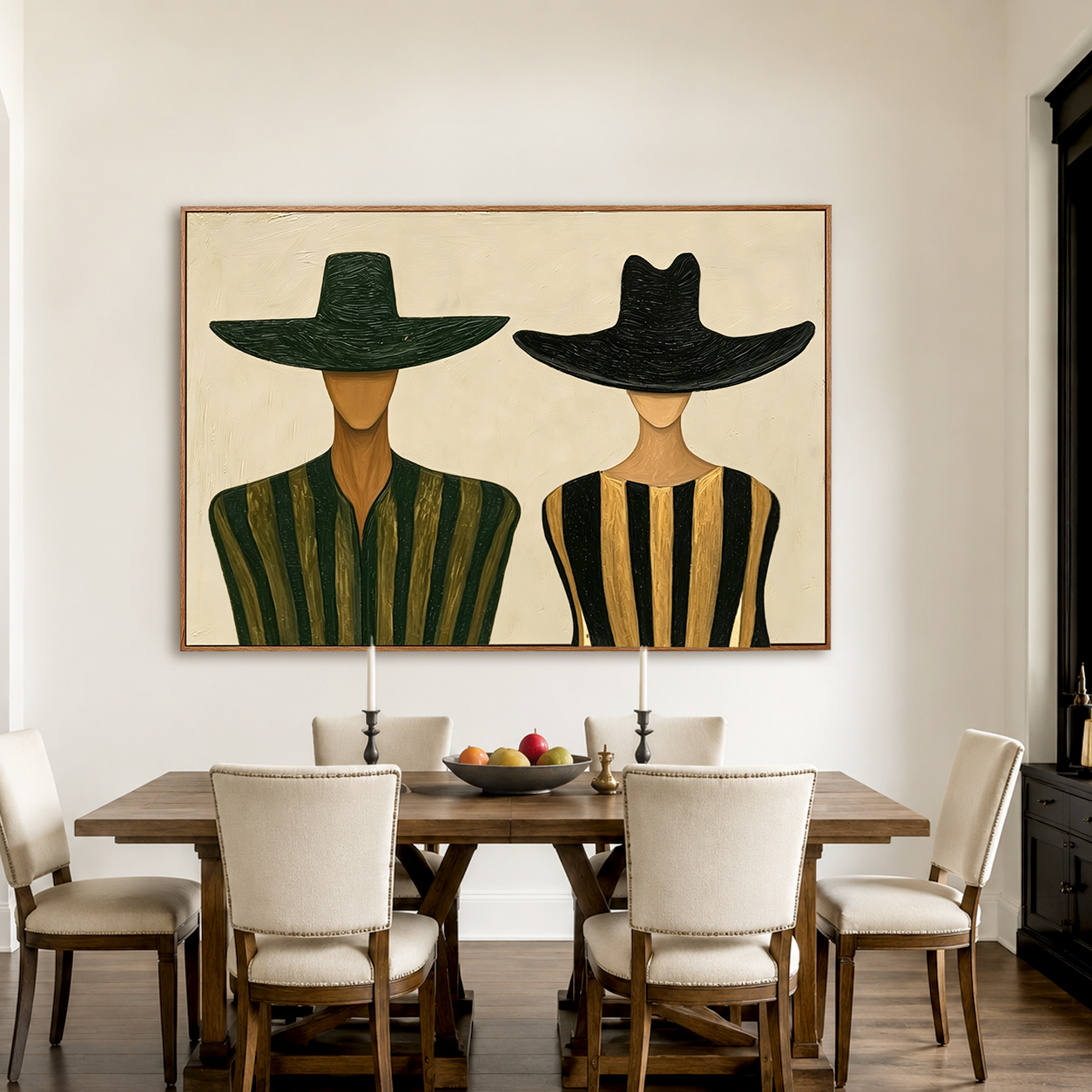 Urban Silhouettes – Abstract Minimalist Figure Wall Art