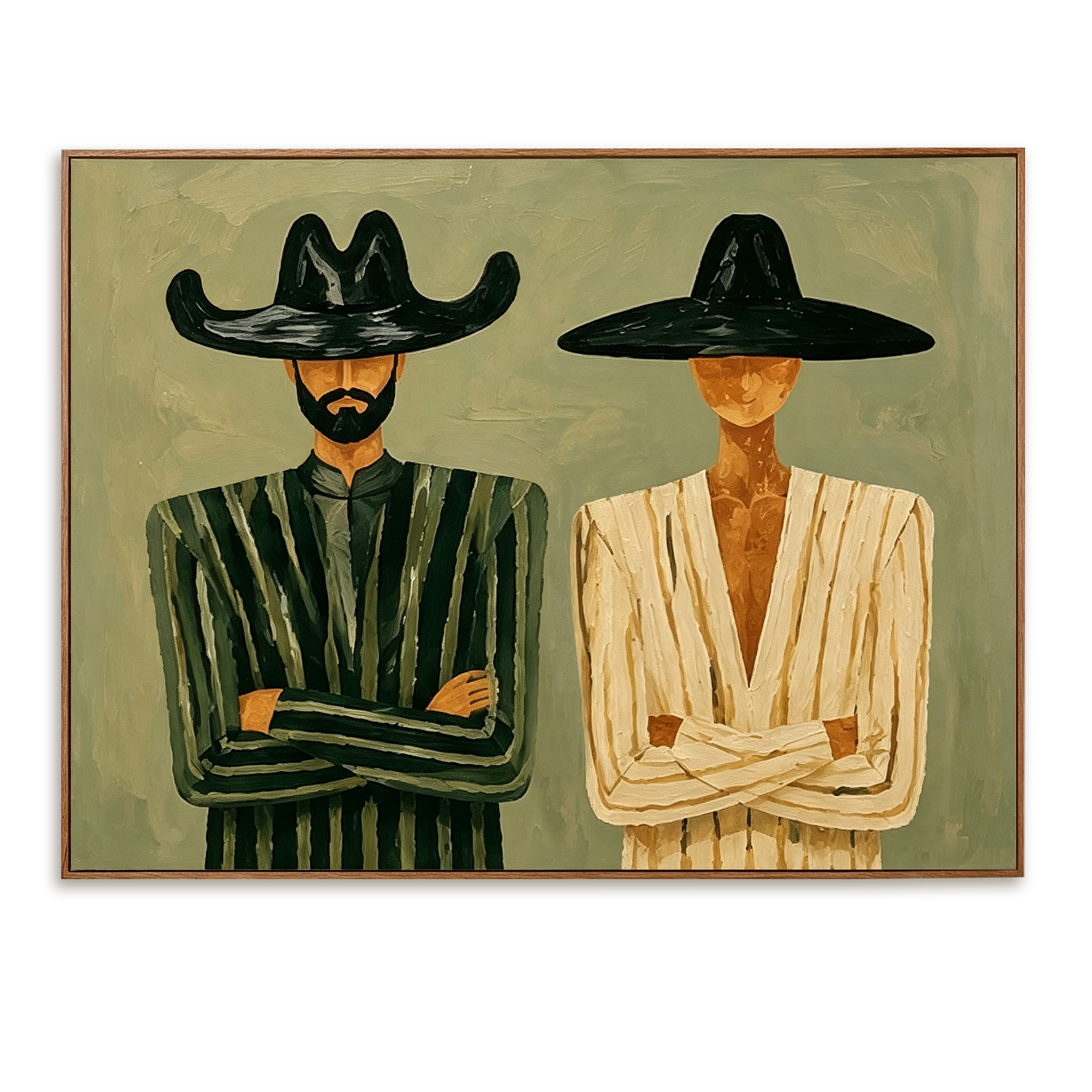 Silent Covenant - Modern Figurative Wall Art