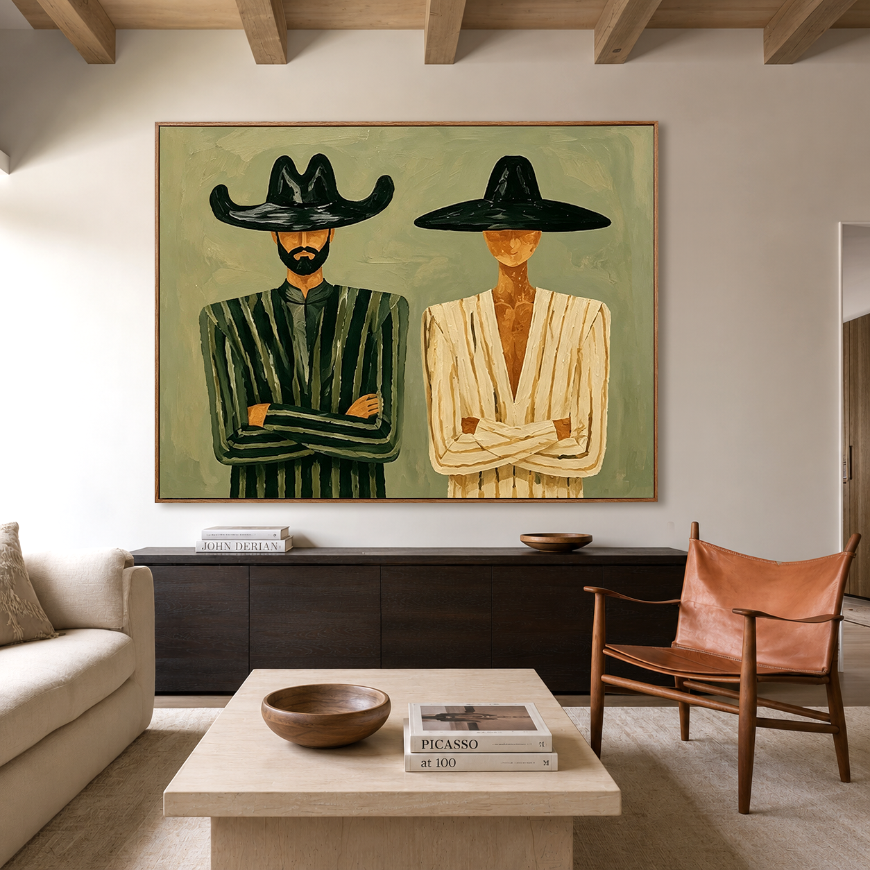 Silent Covenant - Modern Figurative Wall Art
