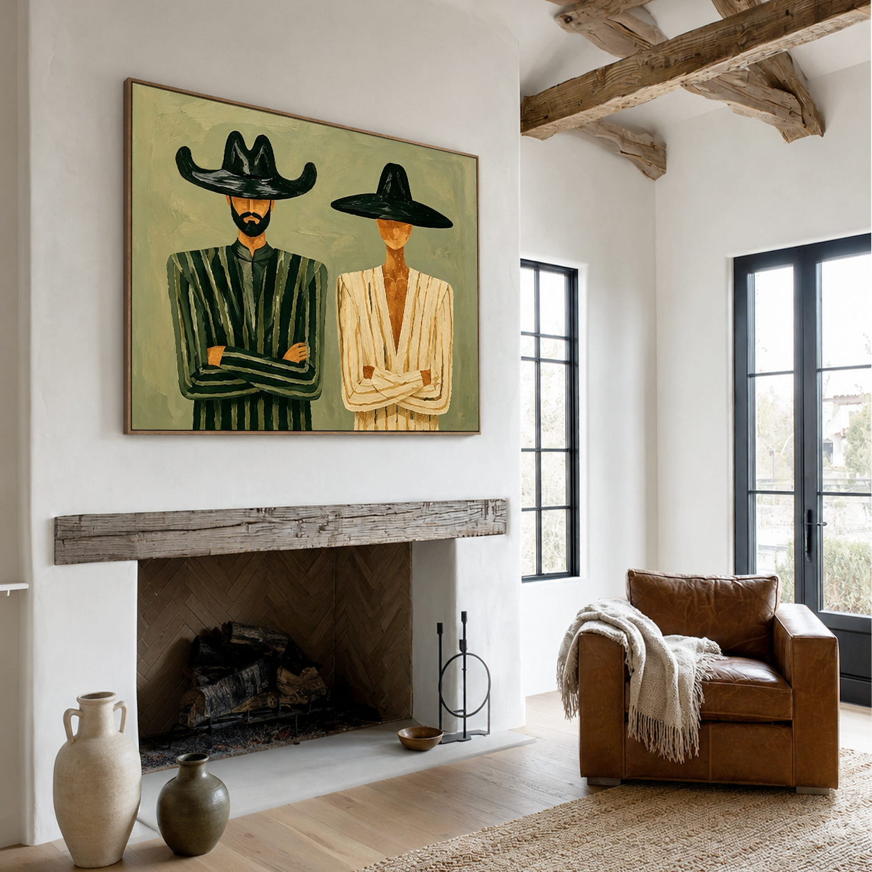 Silent Covenant - Modern Figurative Wall Art