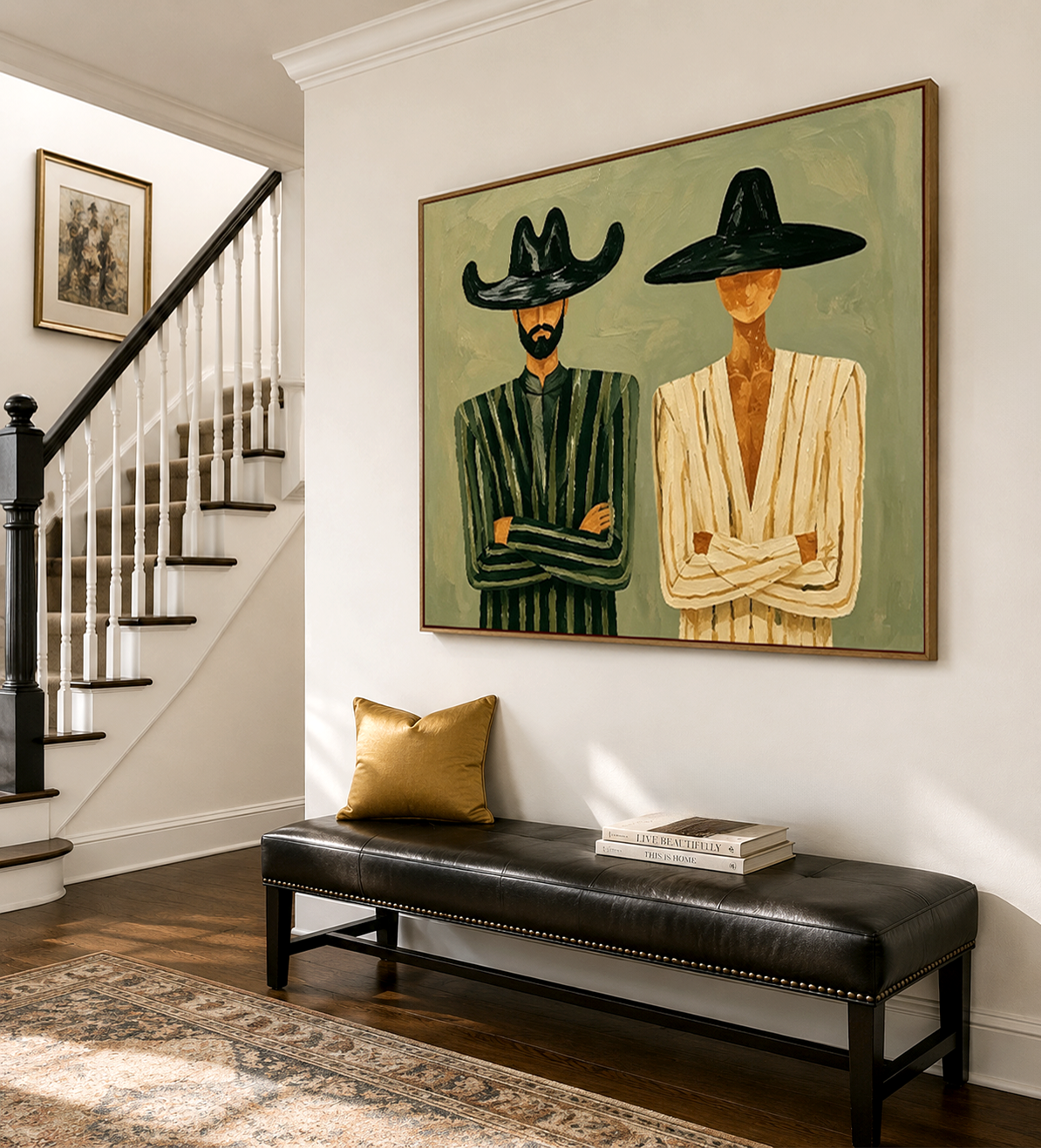 Silent Covenant - Modern Figurative Wall Art