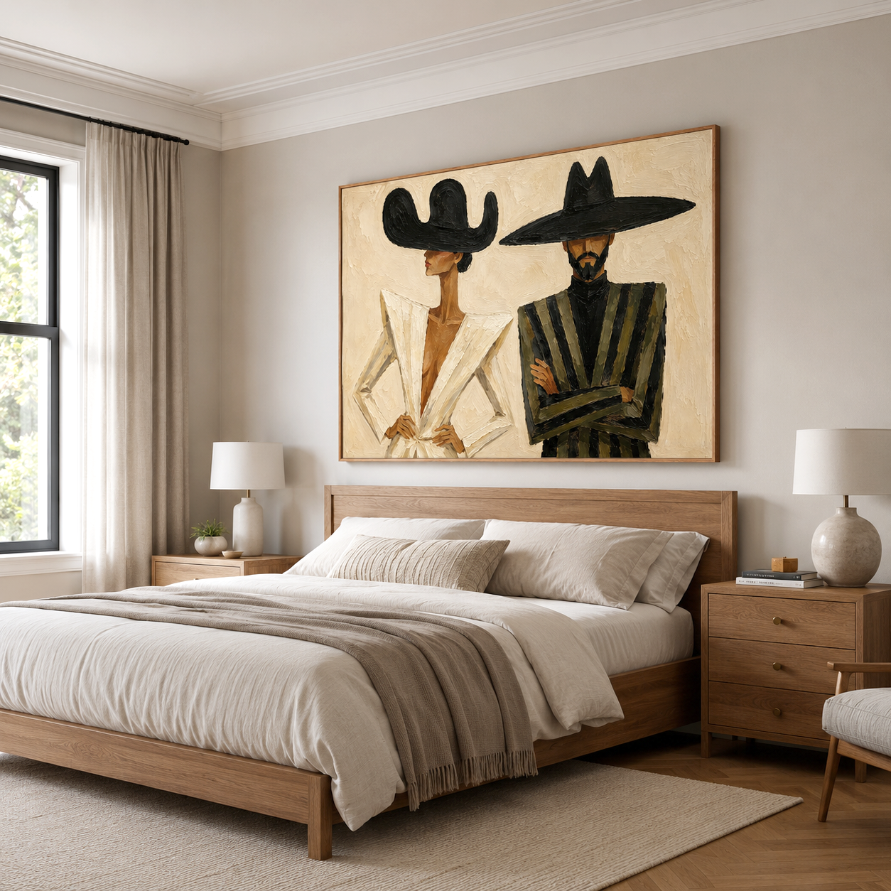 Velvet Confidence – Figurative Wall Art