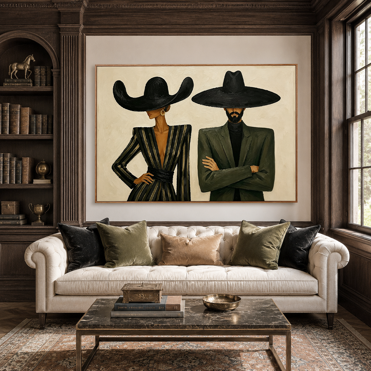 Midnight Prestige – Figurative Wall Art