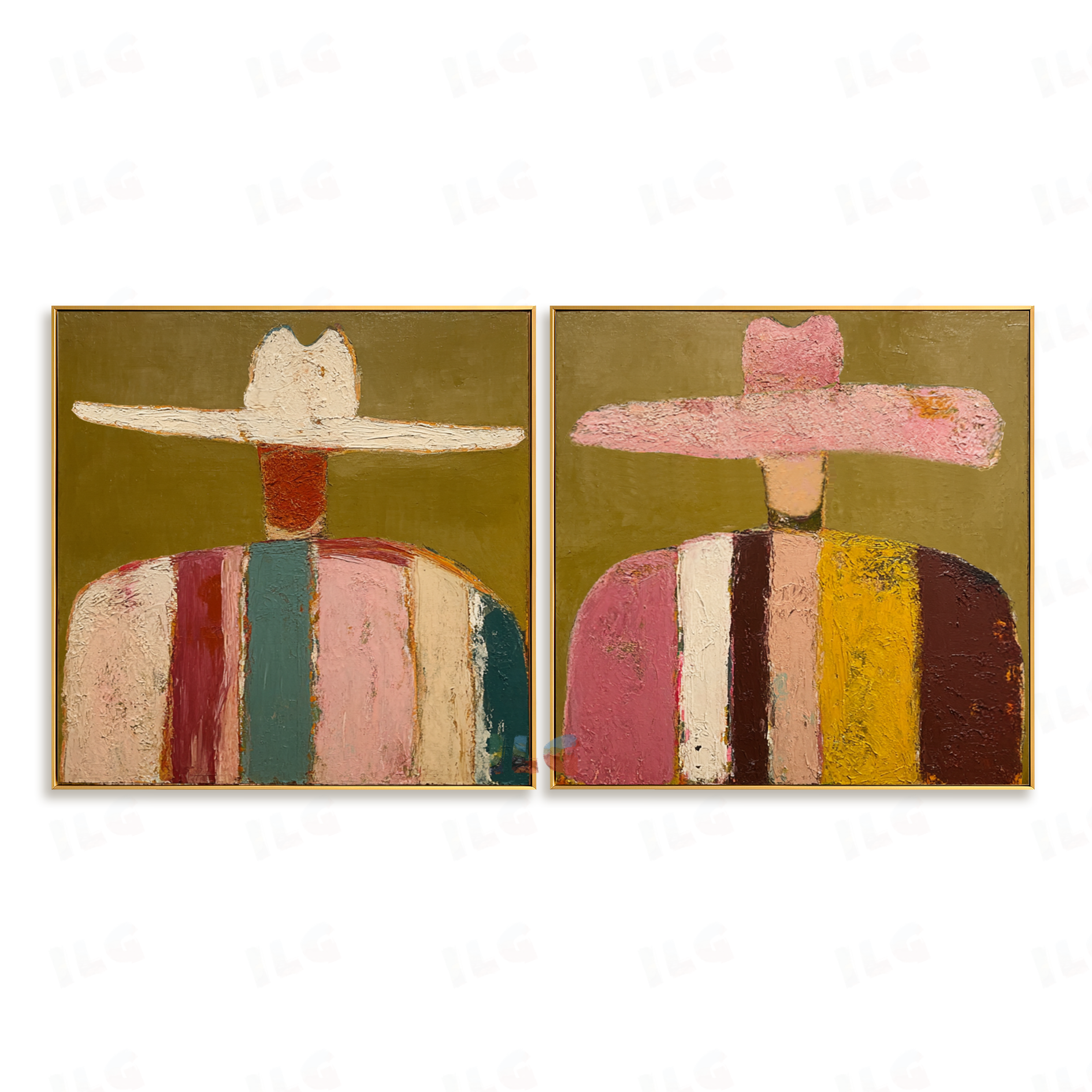 Color Rhythm Duo – Figurative Wall Art