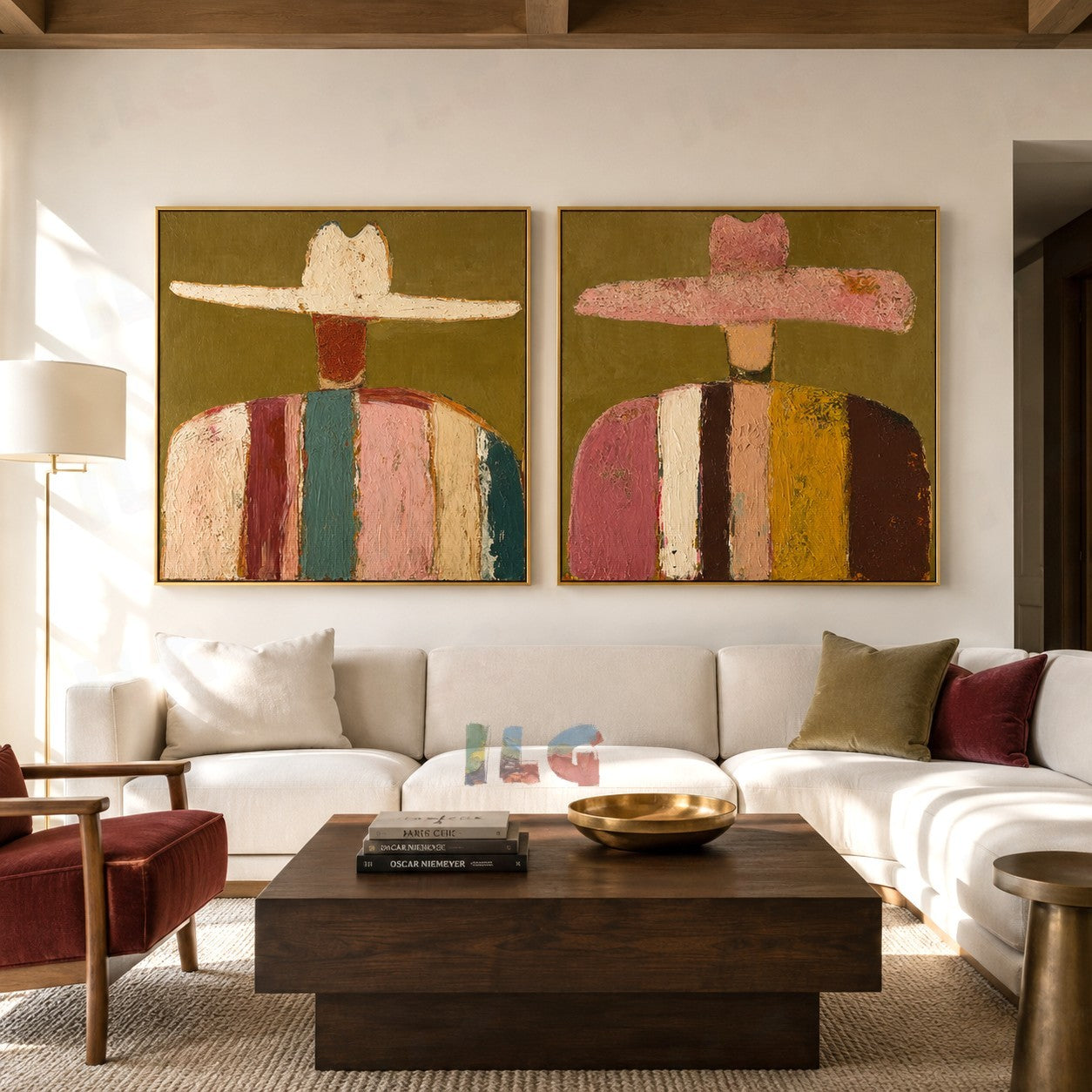 Color Rhythm Duo – Figurative Wall Art