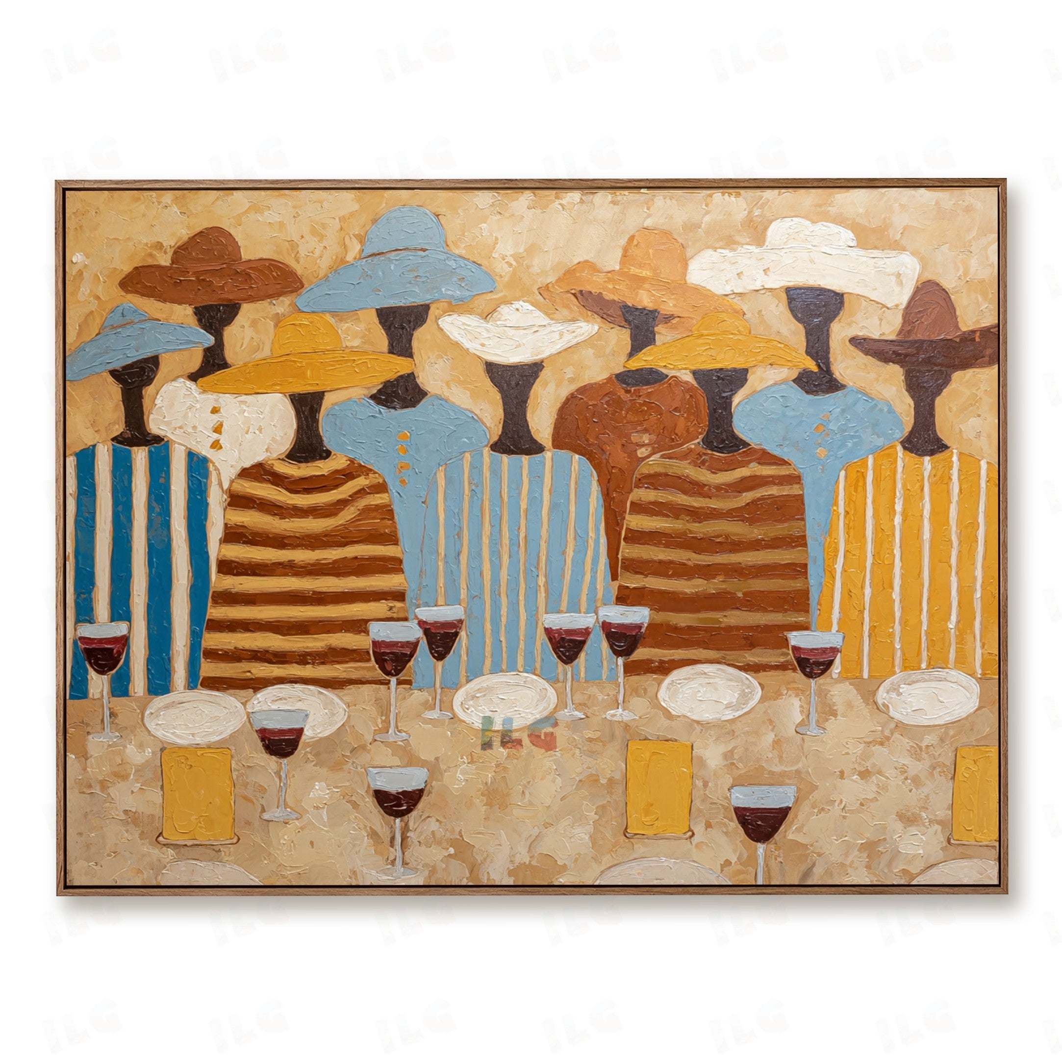 Celebration Gathering – Figurative Wall Art