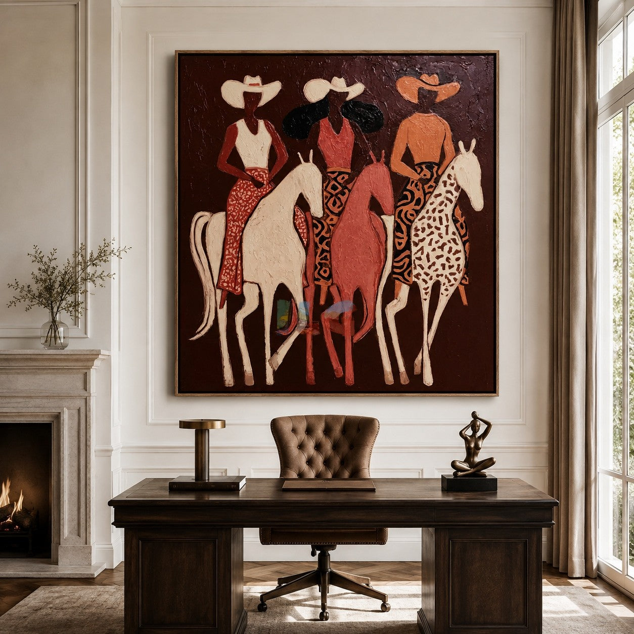 Desert Riders Trio – Western Figure Wall Art