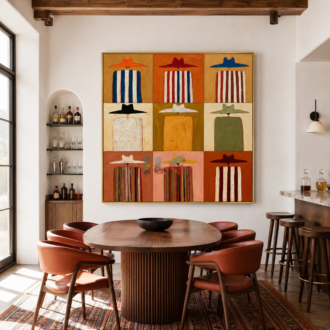 Western Hat Gallery Grid – Contemporary Wall Art