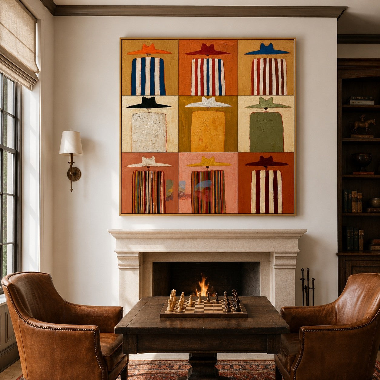 Western Hat Gallery Grid – Contemporary Wall Art