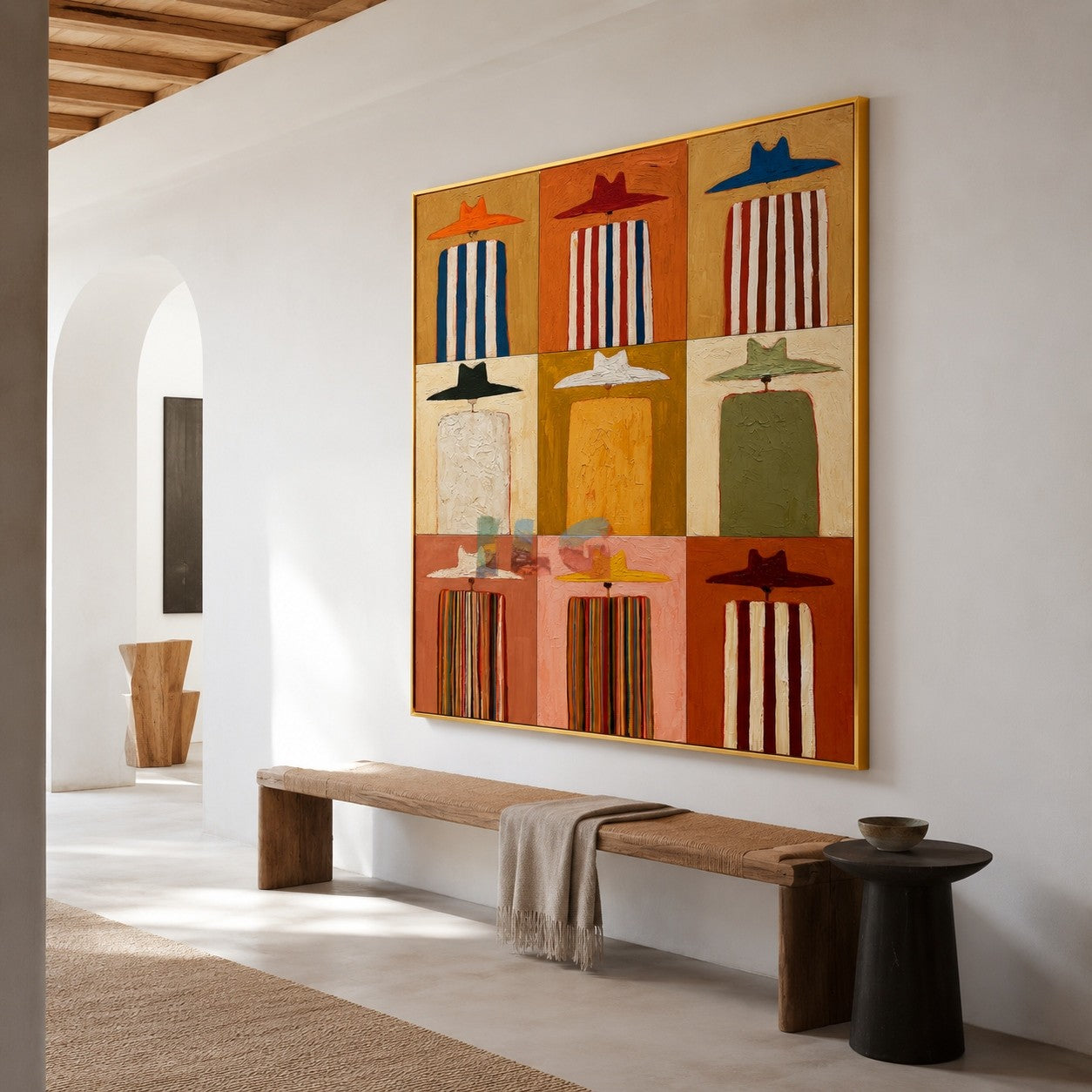 Western Hat Gallery Grid – Contemporary Wall Art