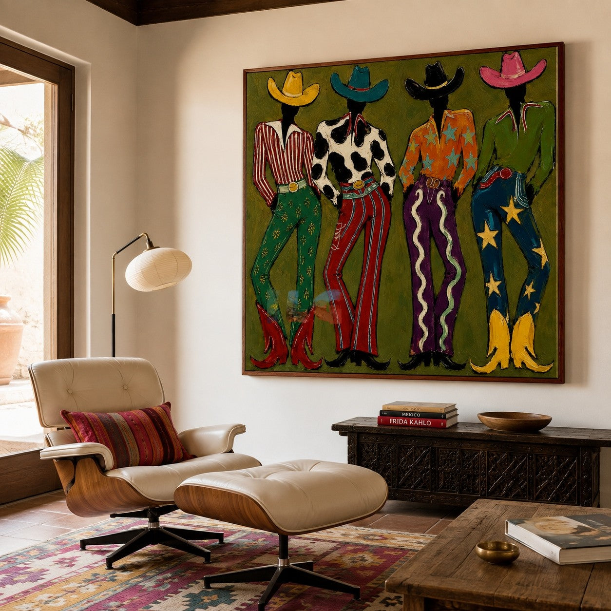 Western Style Quartet – Contemporary Figure Wall Art