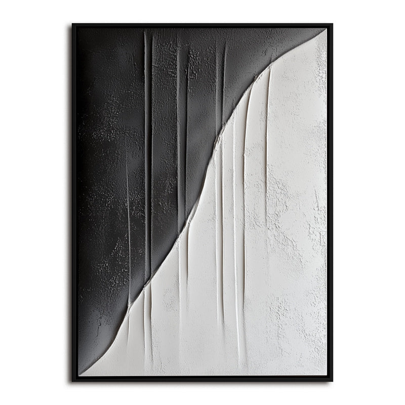 Minimalist Geometric Textured Painting for Modern Industrial Interiors
