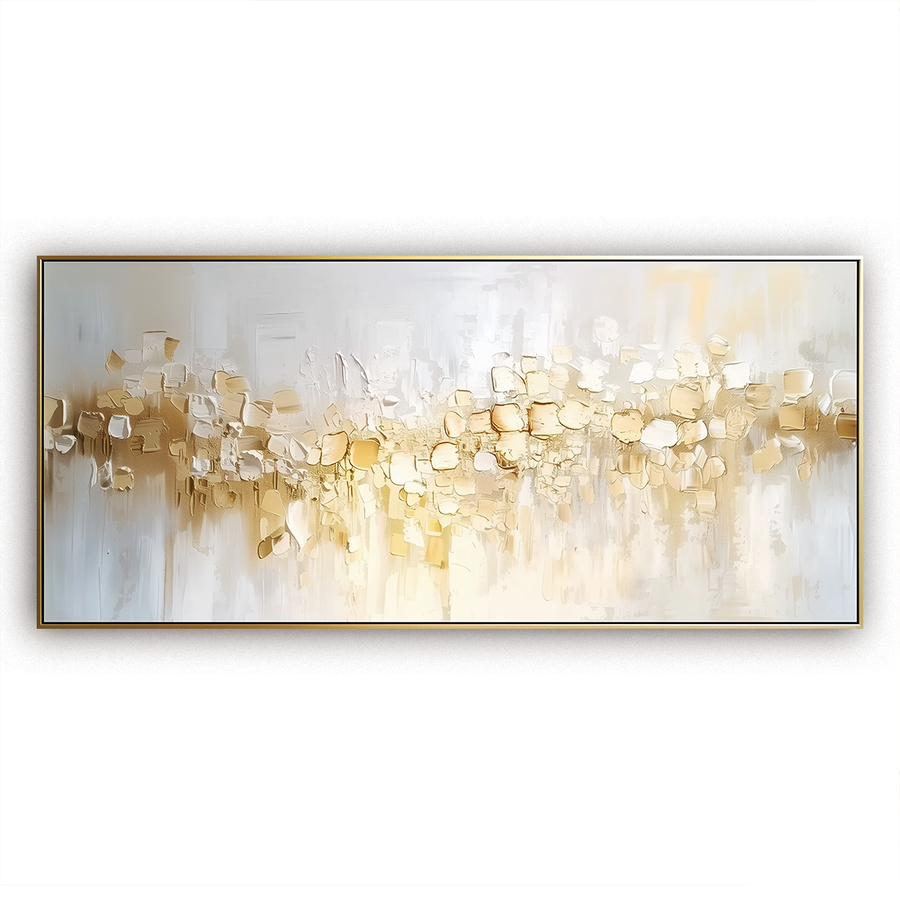 Neutral Tones Textured Abstract Oil Painting - Modern Large Wall Art ...