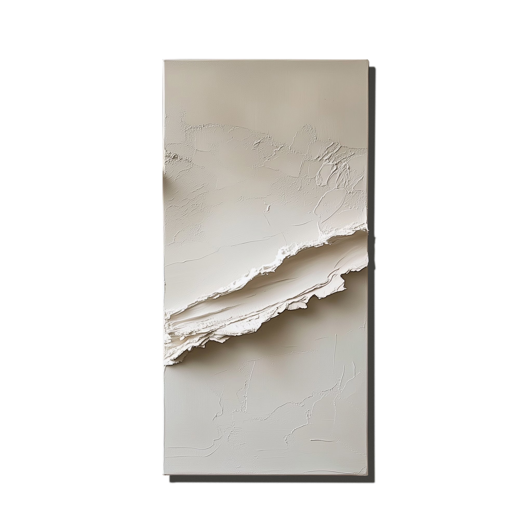 Textured Abstract Minimalist Diptych Painting