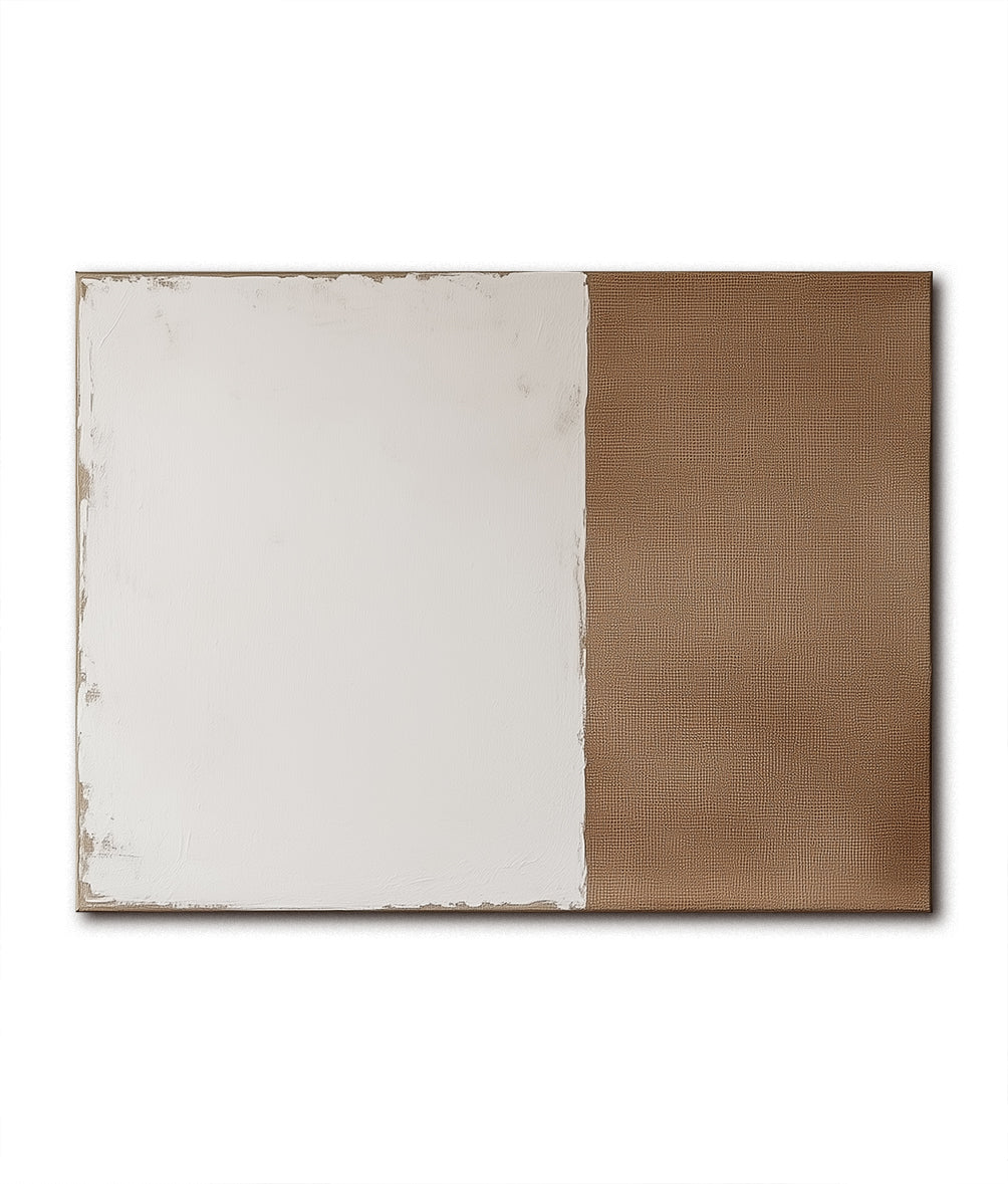  Wabi - Sabi 3D Textured Two - Tone Abstract Wall Art - Minimalist Decorative Painting for Home Decor
