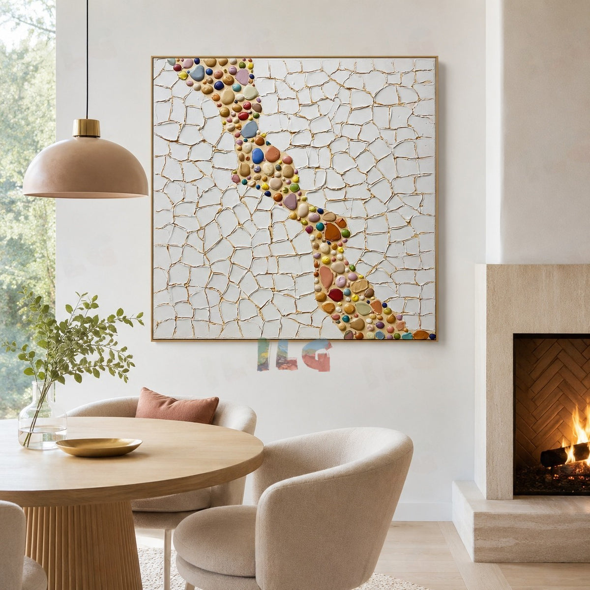 Colorstone Vein – Abstract Textured Wall Art