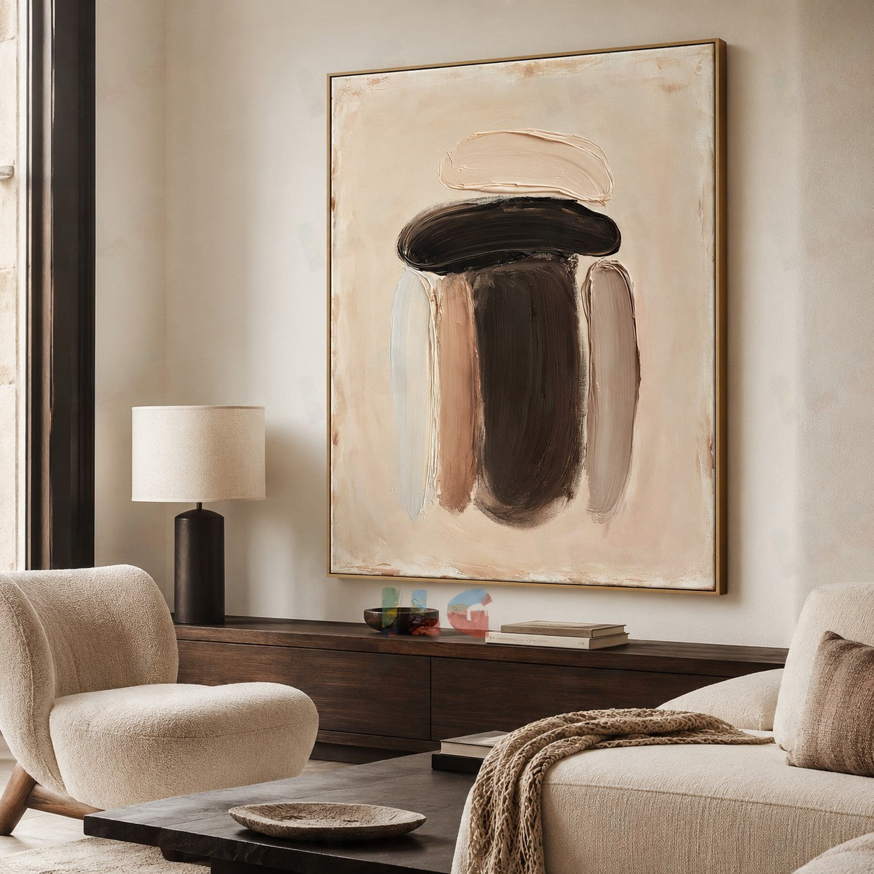 Inner Column – Minimal Form Balance Acoustic Wall Art