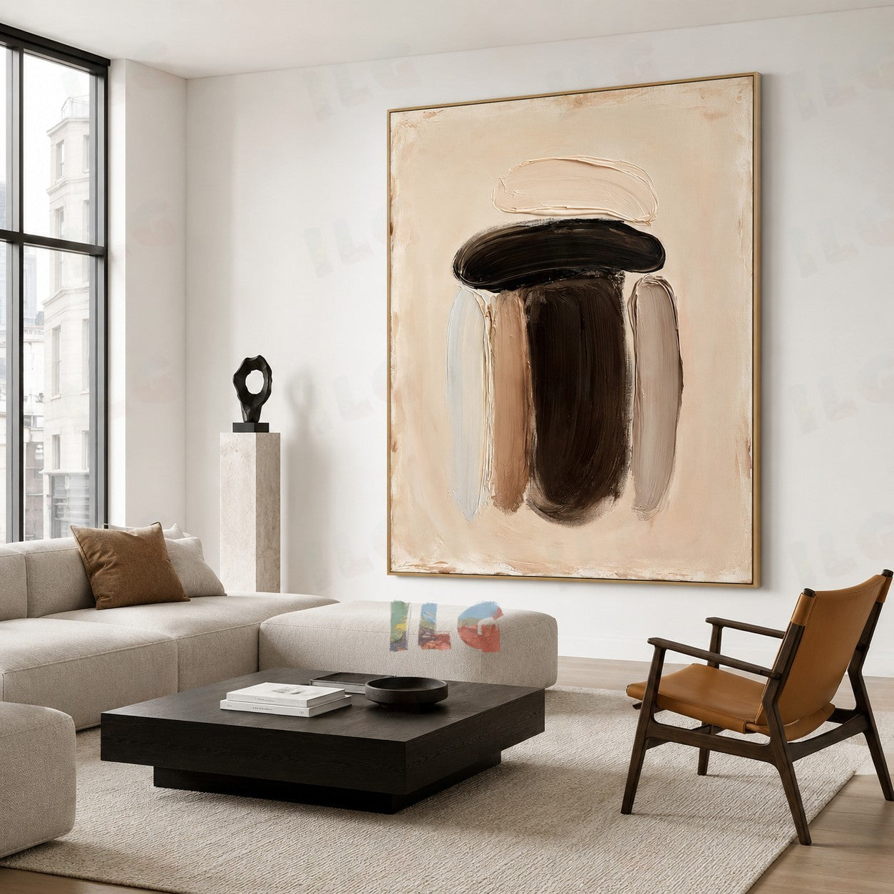 Inner Column – Minimal Form Balance Acoustic Wall Art