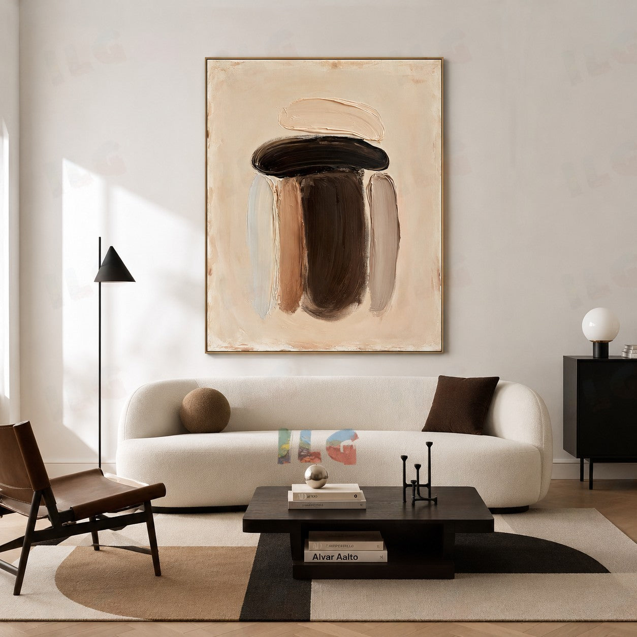 Inner Column – Minimal Form Balance Acoustic Wall Art