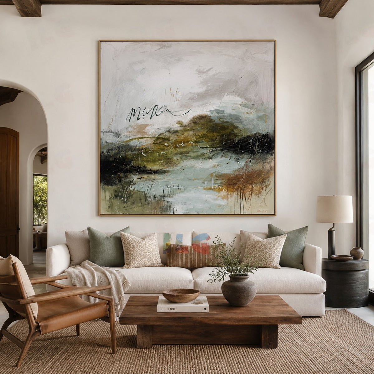 Silent Terrain – Abstract Landscape Wall Art