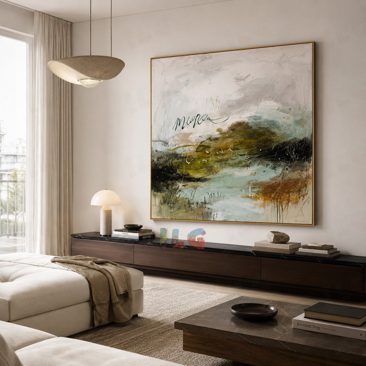 Silent Terrain – Abstract Landscape Wall Art