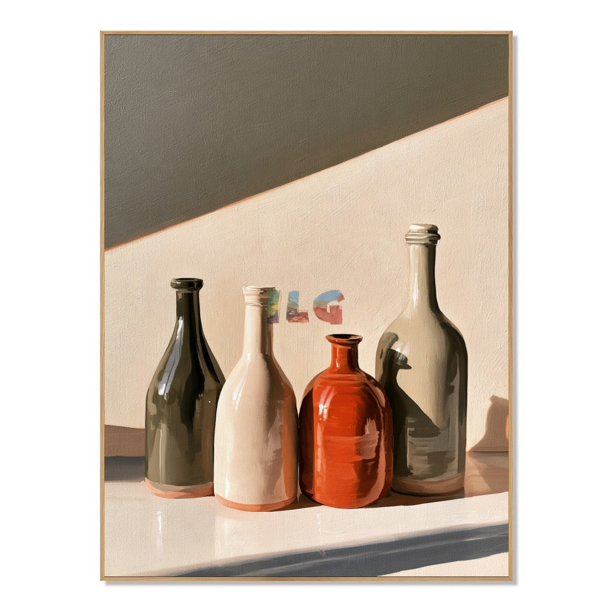 Sunlit Vessel Study – Modern Still Life Wall Art