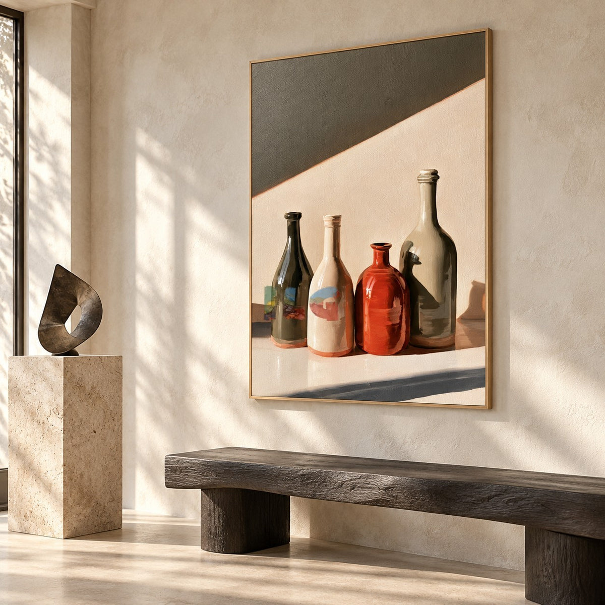 Sunlit Vessel Study – Modern Still Life Wall Art