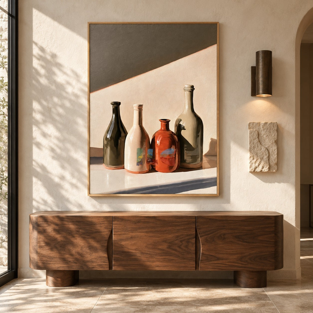 Sunlit Vessel Study – Modern Still Life Wall Art