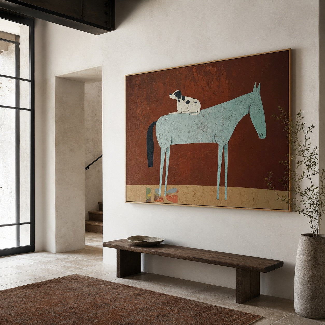 Rustic Companion Horse – Animal Wall Art